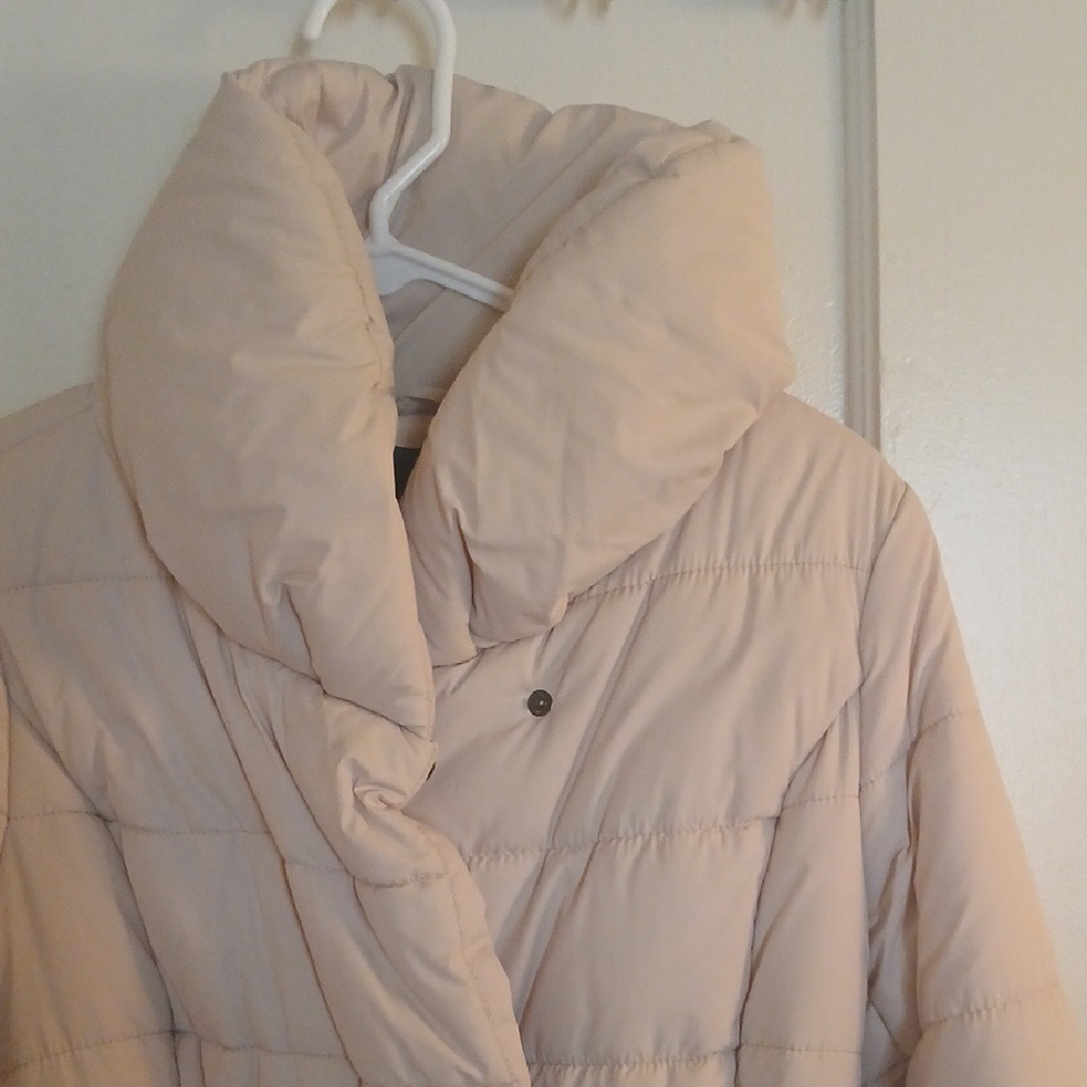 Mossimo Supply Co. Women's Cream Puffer Coat - Picture 5 of 10